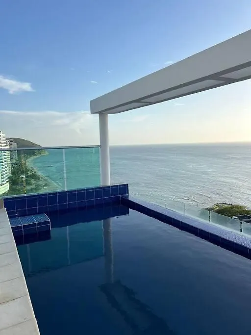 Apartamento Vista Mar Rodadero Santa Marta  0*, Santa Marta (Magdalena) Colômbia